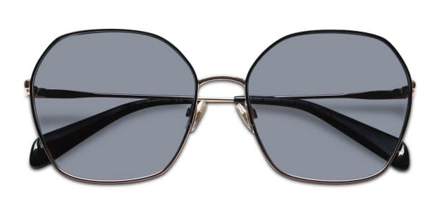 Kate Spade Kenna/G/S Black, Gold Prescription Sunglasses display picture 3