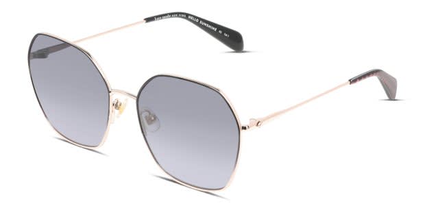 Kate Spade Kenna/G/S Black, Gold Prescription Sunglasses display picture 3