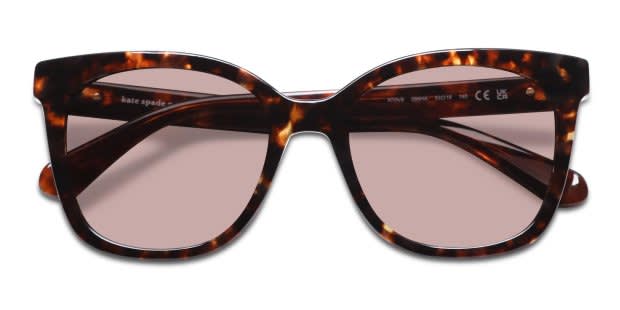 Kate Spade Kiya/S Tortoise Prescription Sunglasses display picture 3