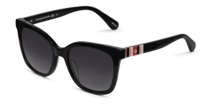 Kate Spade Kiya/S Shiny Black glasses - Shiny Black - Angle View