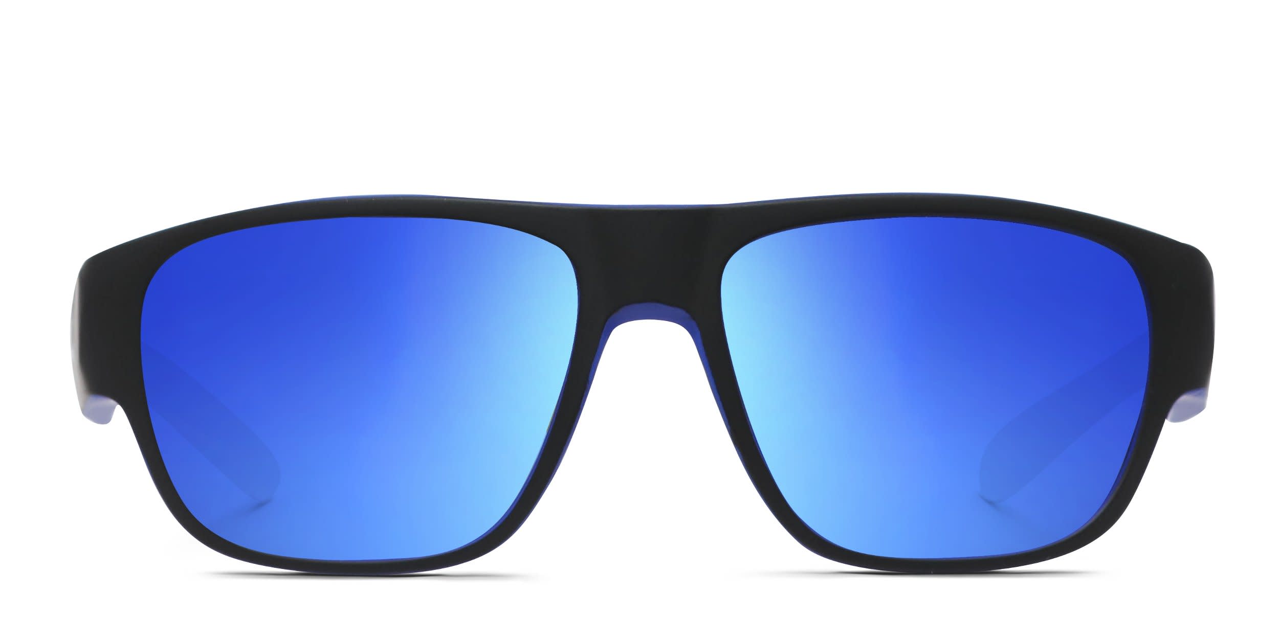 Under Armour UA Scorcher Matte Black, Blue glasses - Matte Black / Blue - Frontal View