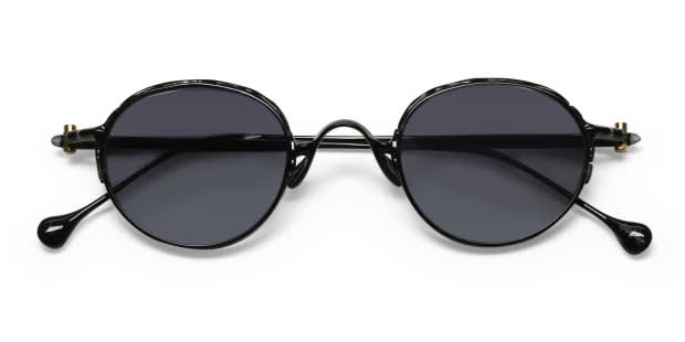 Yohji Yamamoto SLook 010 Shiny Black Prescription Sunglasses