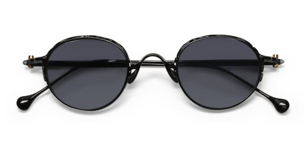 Yohji Yamamoto SLook 010 Shiny Black Prescription Sunglasses Yohji Yamamoto SLook 010 Shiny Black Prescription Sunglasses