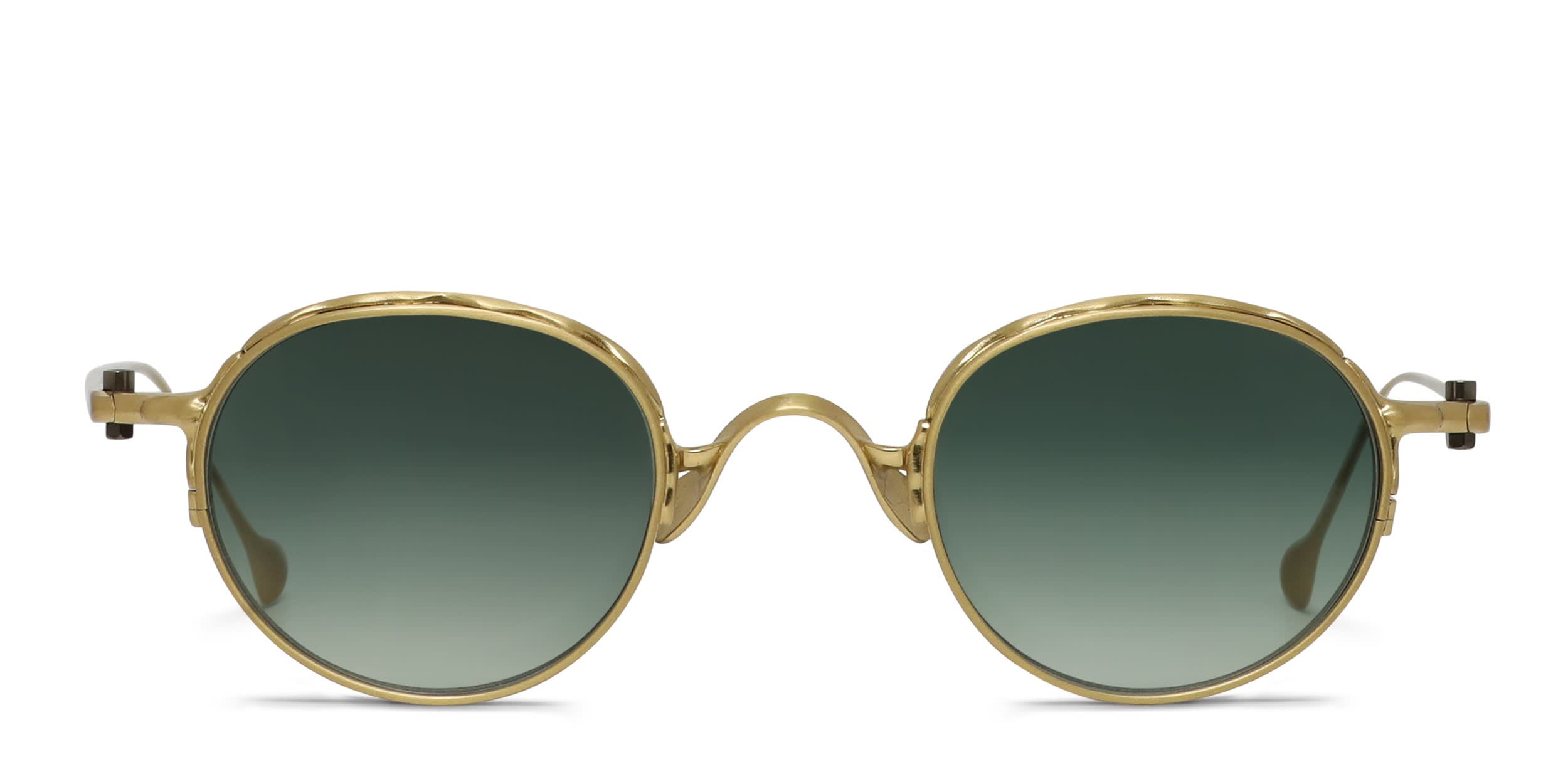 Yohji Yamamoto SLook 010 Gold glasses - Gold - Frontal View