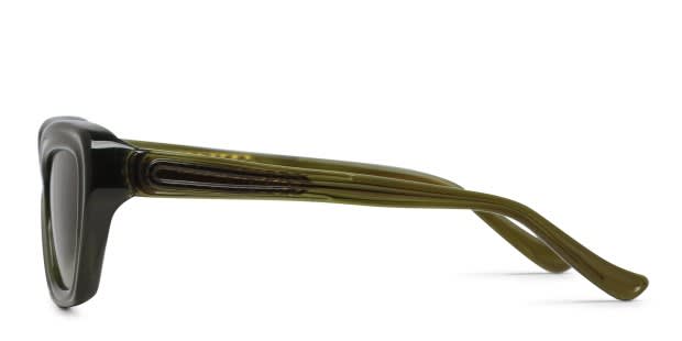 Yohji Yamamoto SLook 021 Green Prescription Sunglasses