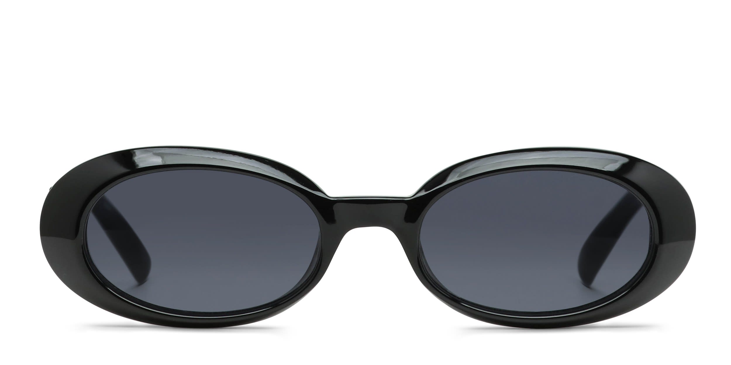 Le Specs Work It Shiny Black glasses - Shiny Black - Frontal View