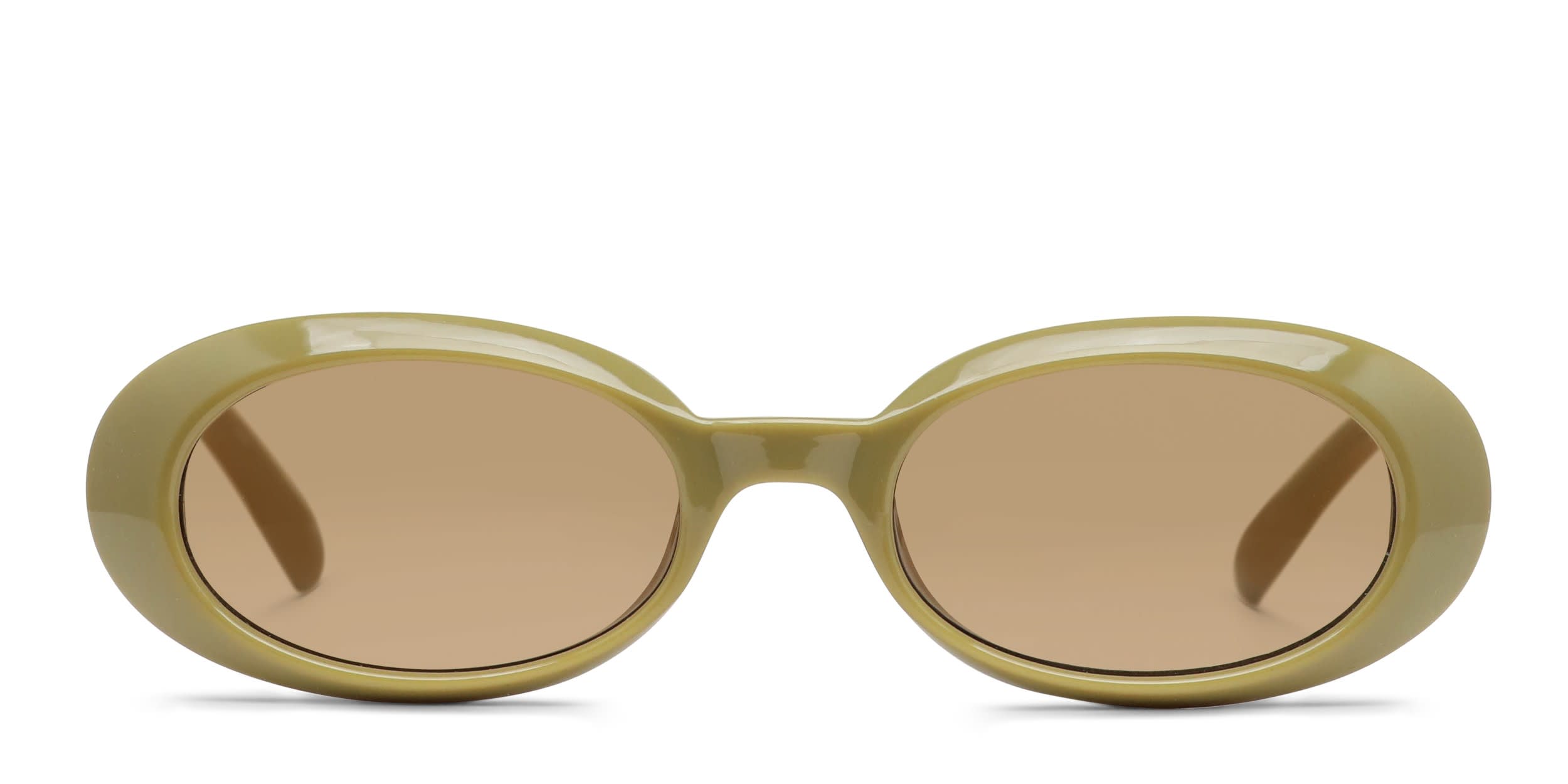 Le Specs Work It Beige glasses - Beige - Frontal View