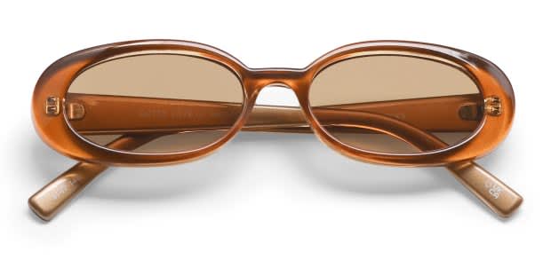 Le Specs Outta Love Orange Prescription Sunglasses