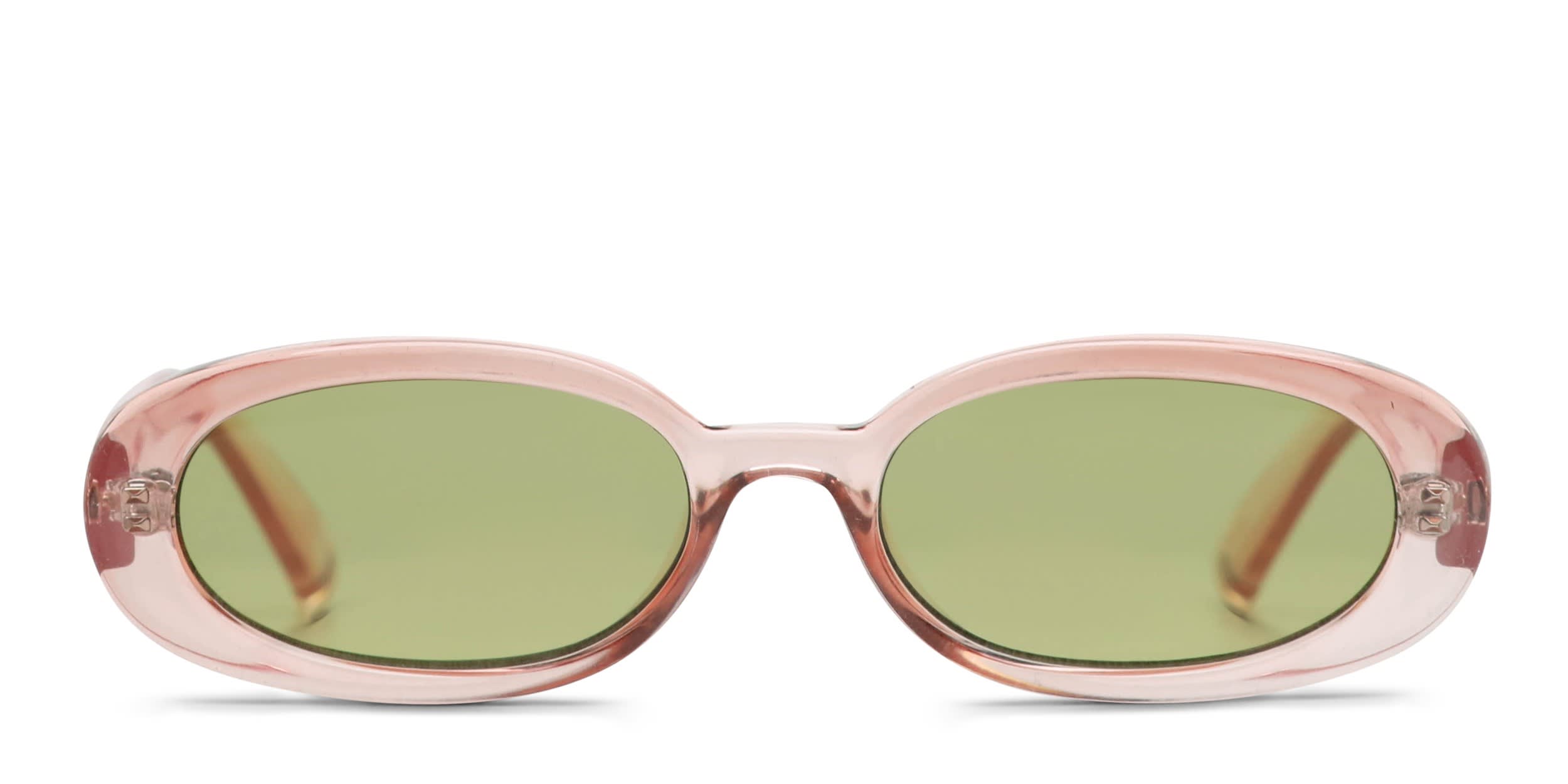 Le Specs Outta Love Pink, Clear Prescription Sunglasses