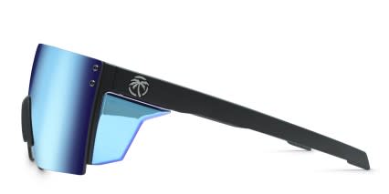 Heat Wave Performance XL Lazer Face Z87+ Blue, Black (Non-Rx-able) glasses - Black / Blue - Side View