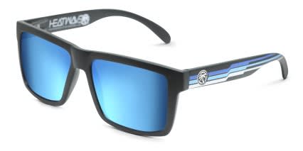 Heat Wave Vise Black, Blue glasses - Black / Blue - Angle View