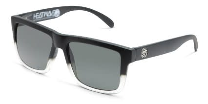 Heat Wave Vise Black, Clear glasses - Black / Clear - Angle View