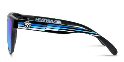Heat Wave Apollo Black, Blue glasses - Black / Blue - Side View