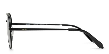 Quay High Key Black glasses - Black - Side View