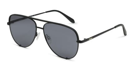 Quay High Key Black glasses - Black - Angle View