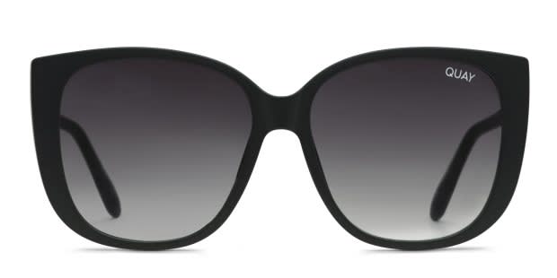 Quay Ever After Matte Black Prescription Sunglasses