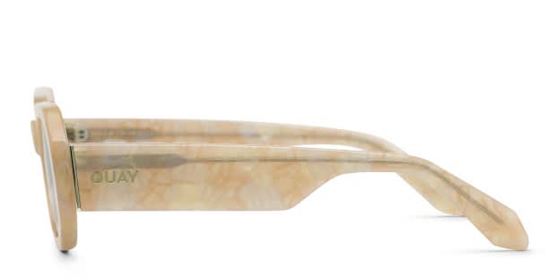 Quay Hyped Up Pink, Beige Prescription Sunglasses display picture 2