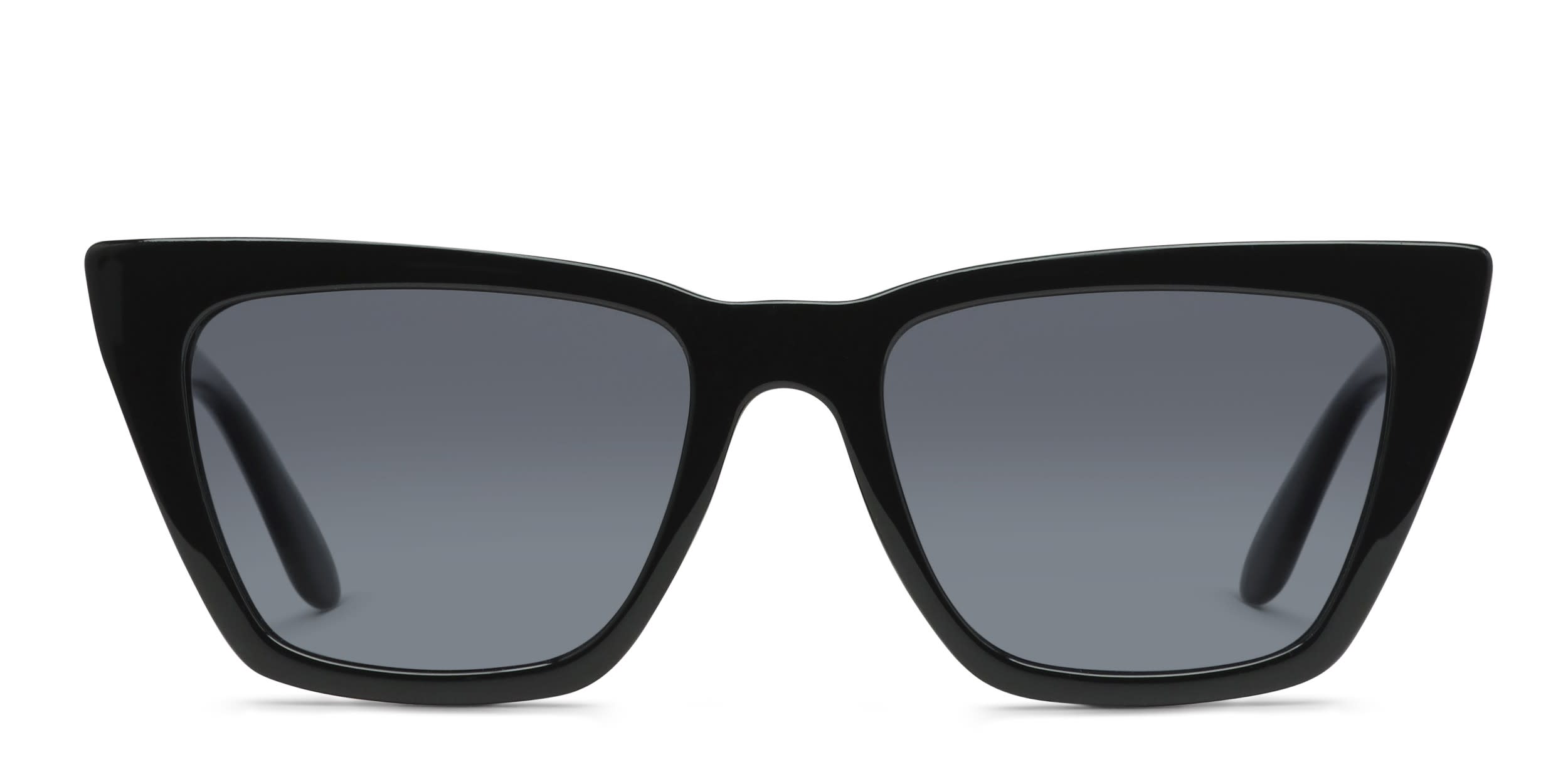 Quay Call The Shots Shiny Black glasses - Shiny Black - Frontal View