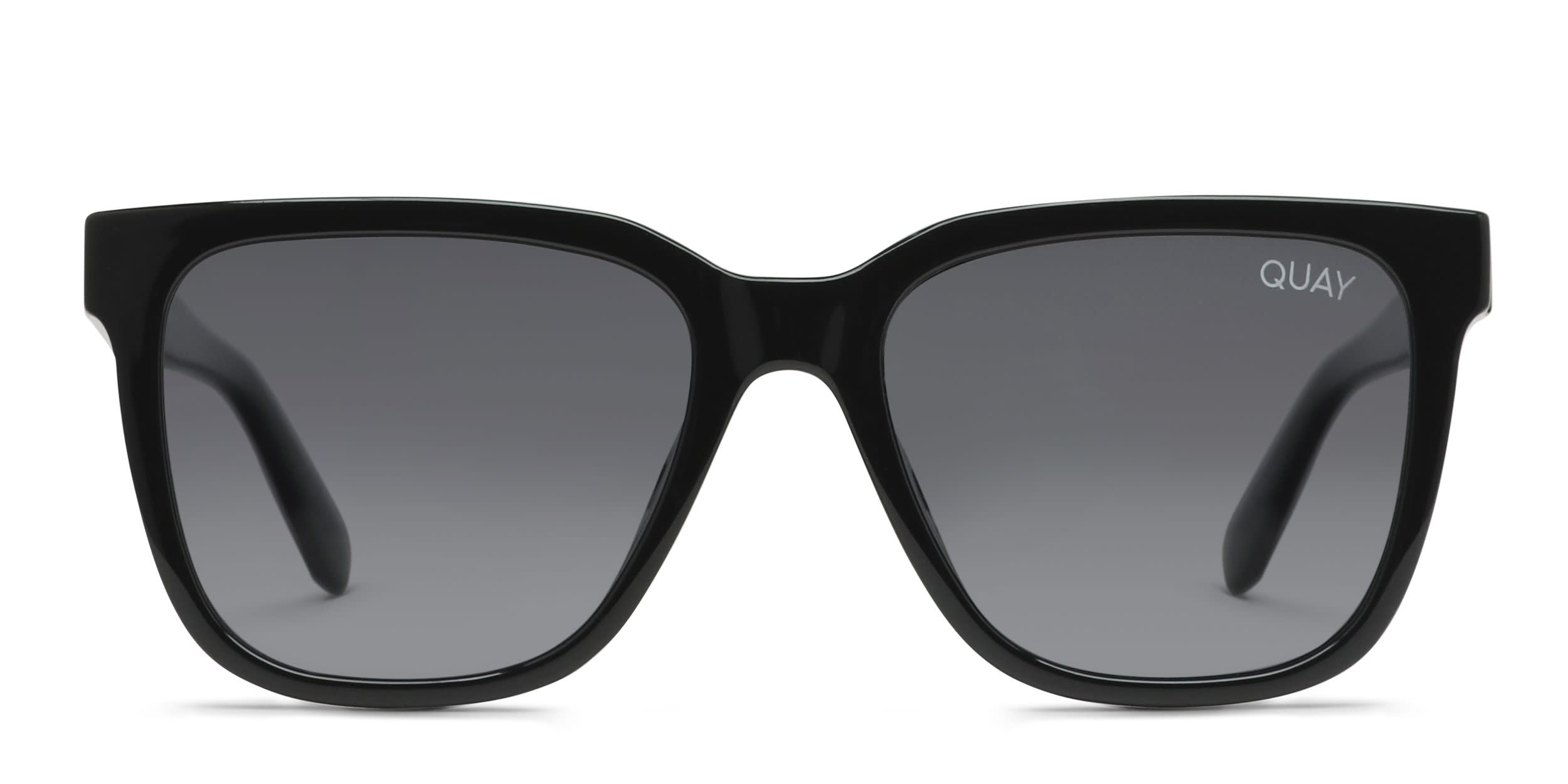 Quay Wired Shiny Black Prescription Sunglasses display picture 1