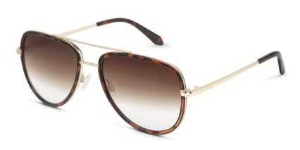 Quay All In Tortoise glasses - Tortoise - Angle View