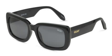 Quay Yada Yada Shiny Black glasses - Shiny Black - Angle View