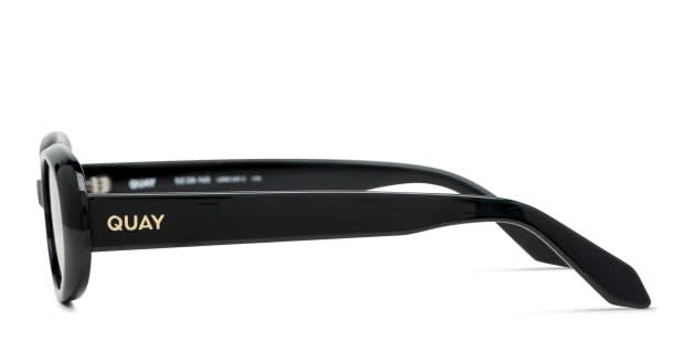 Quay Felt Cute Shiny Black