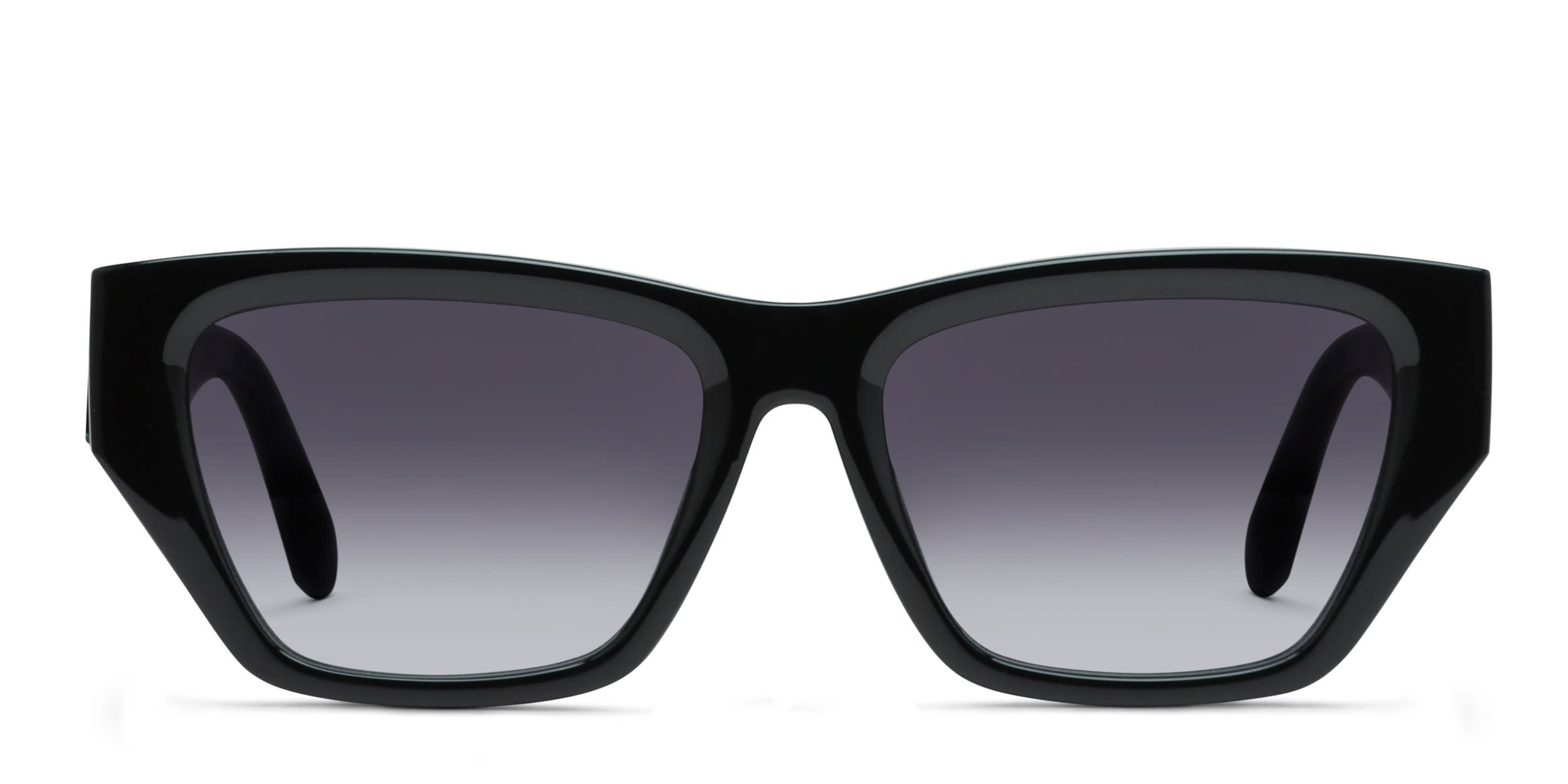 Quay No Apologies Shiny Black glasses - Shiny Black - Frontal View