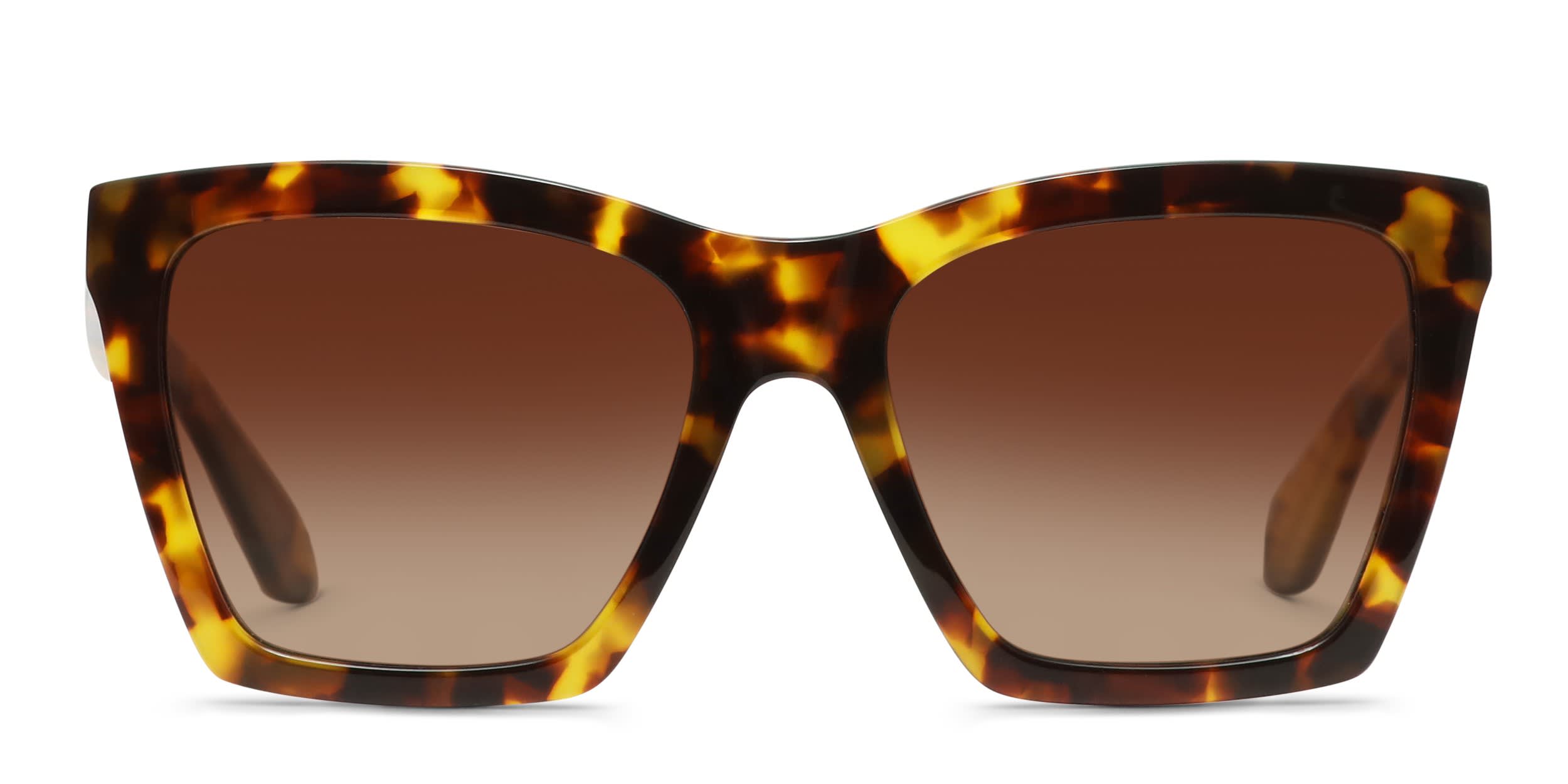 Diff Kenzie Tortoise glasses - Tortoise - Frontal View