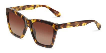 Diff Kenzie Tortoise glasses - Tortoise - Angle View