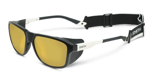 Smith Embark Matte Black, Gold Prescription Sunglasses