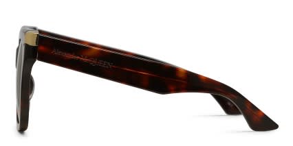 Alexander McQueen AM0440S Tortoise glasses - Tortoise - Side View
