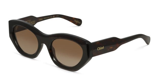 The Chloé CH0220S is a bold cat-eye frame crafted from 100