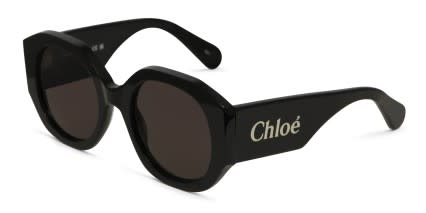 Chloe CH0234S Shiny Black glasses - Shiny Black - Angle View