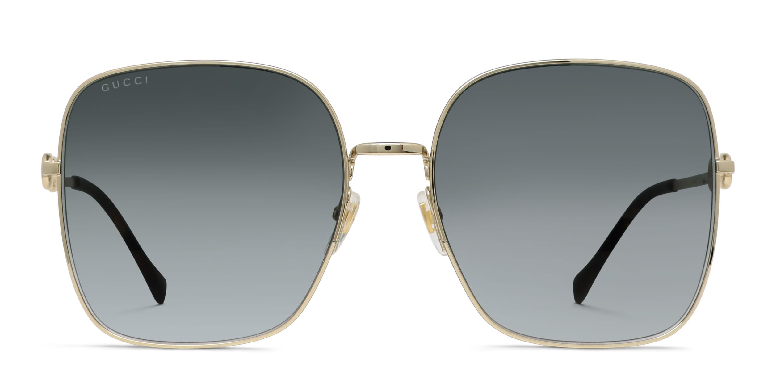 Gucci GG0116S Shiny Black, Glitter Prescription Sunglasses - 50