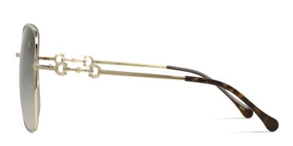 Gucci GG0879S Gold glasses - Gold - Side View