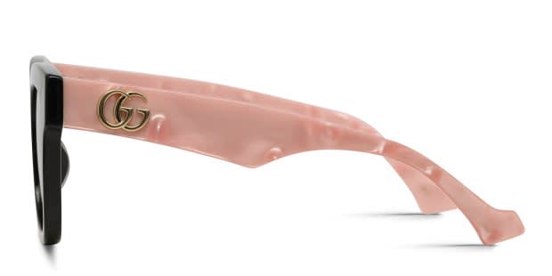 The Gucci GG0998S is a stylish sunglasses frame combining trendy