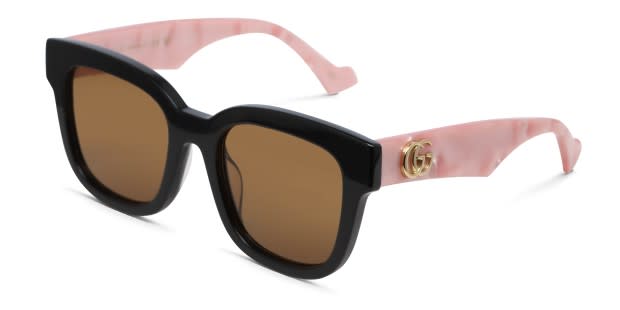 GUCCI サングラス ブラック/ブラウン ケース付き 中古・古着通販】GUCCI (グッチ) サングラス ブラウン サイズ:57