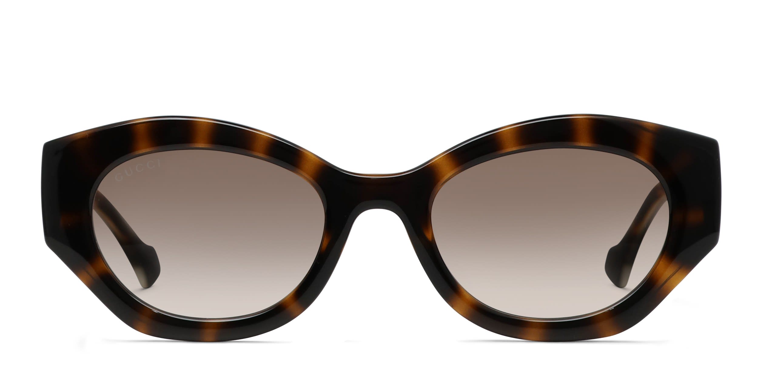 Gucci GG1553S Tortoise, Brown glasses - Tortoise / Brown - Frontal View