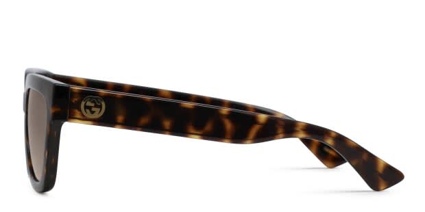 The Gucci GG1578S is a cat-eye frame with timeless appeal. Crafted