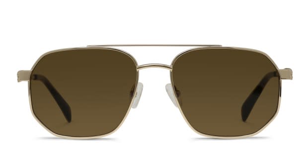 The Alexander McQueen AM0458S is a squared aviator frame for those