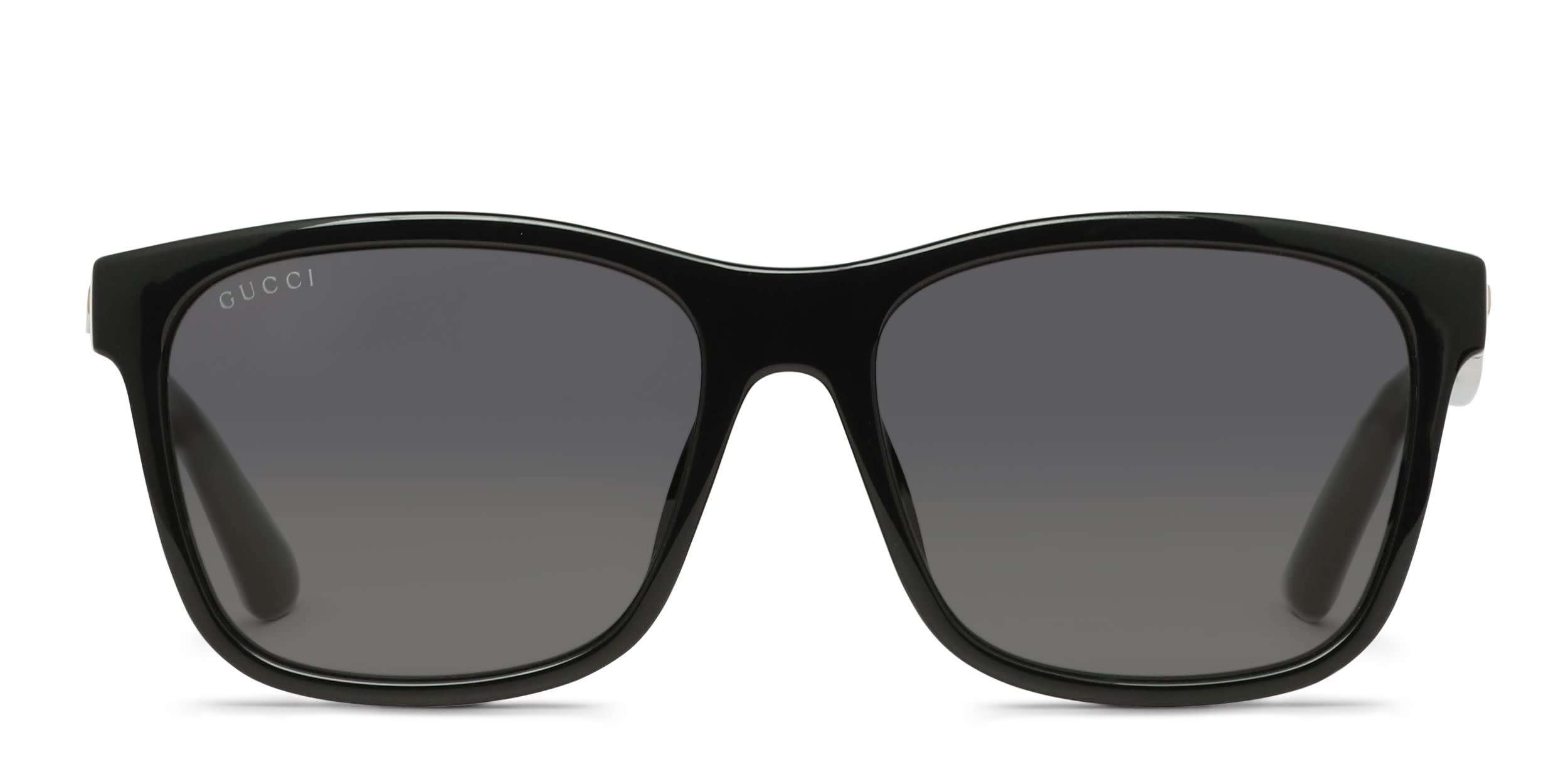 GUCCI サングラス ブラック Gucci GG0734S Shiny Black Prescription Sunglasses