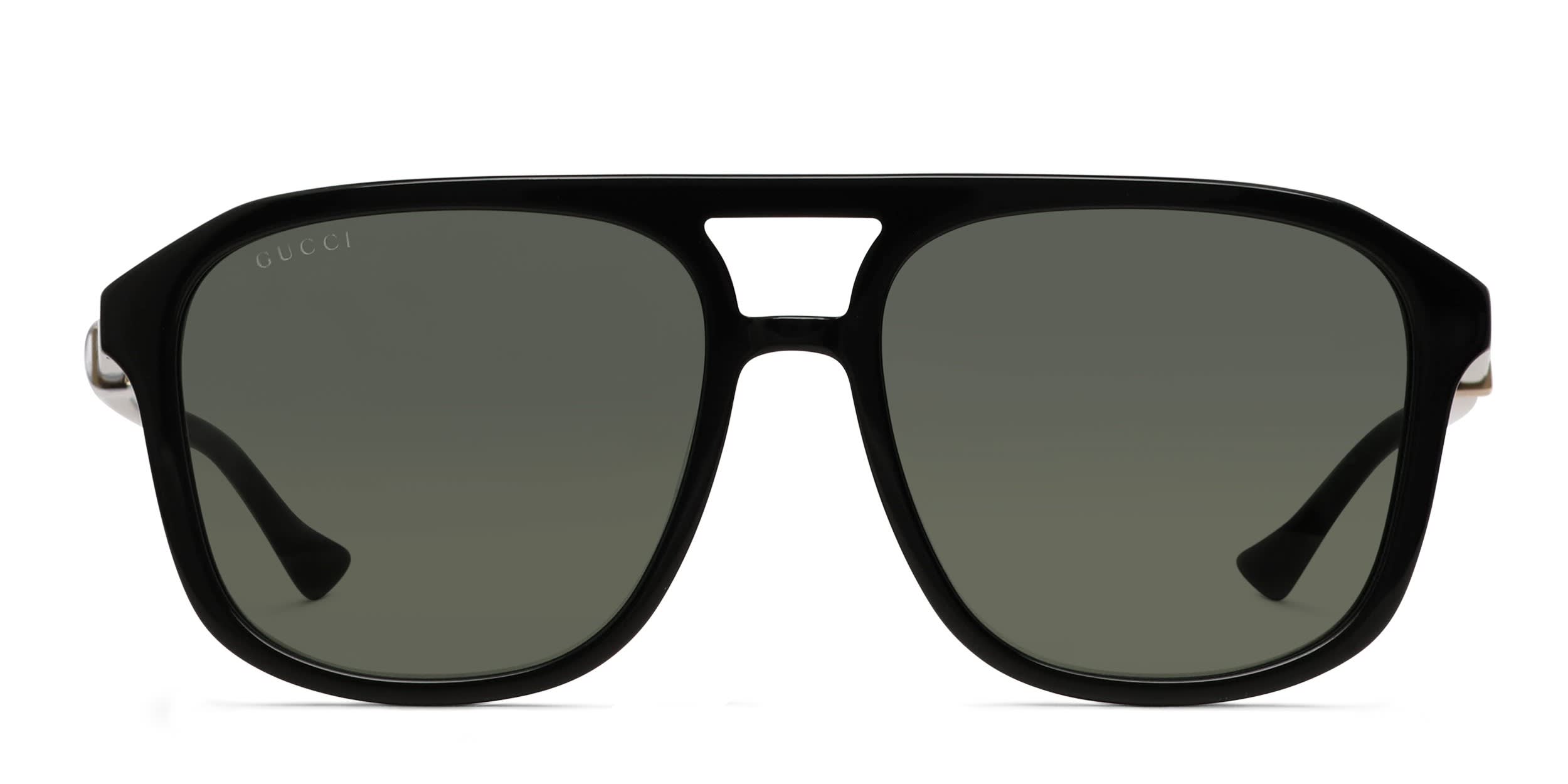 Gucci GG0515S Black/Gold/Brown Prescription Sunglasses