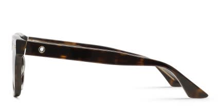 Mont Blanc MB0254S Tortoise glasses - Tortoise - Side View