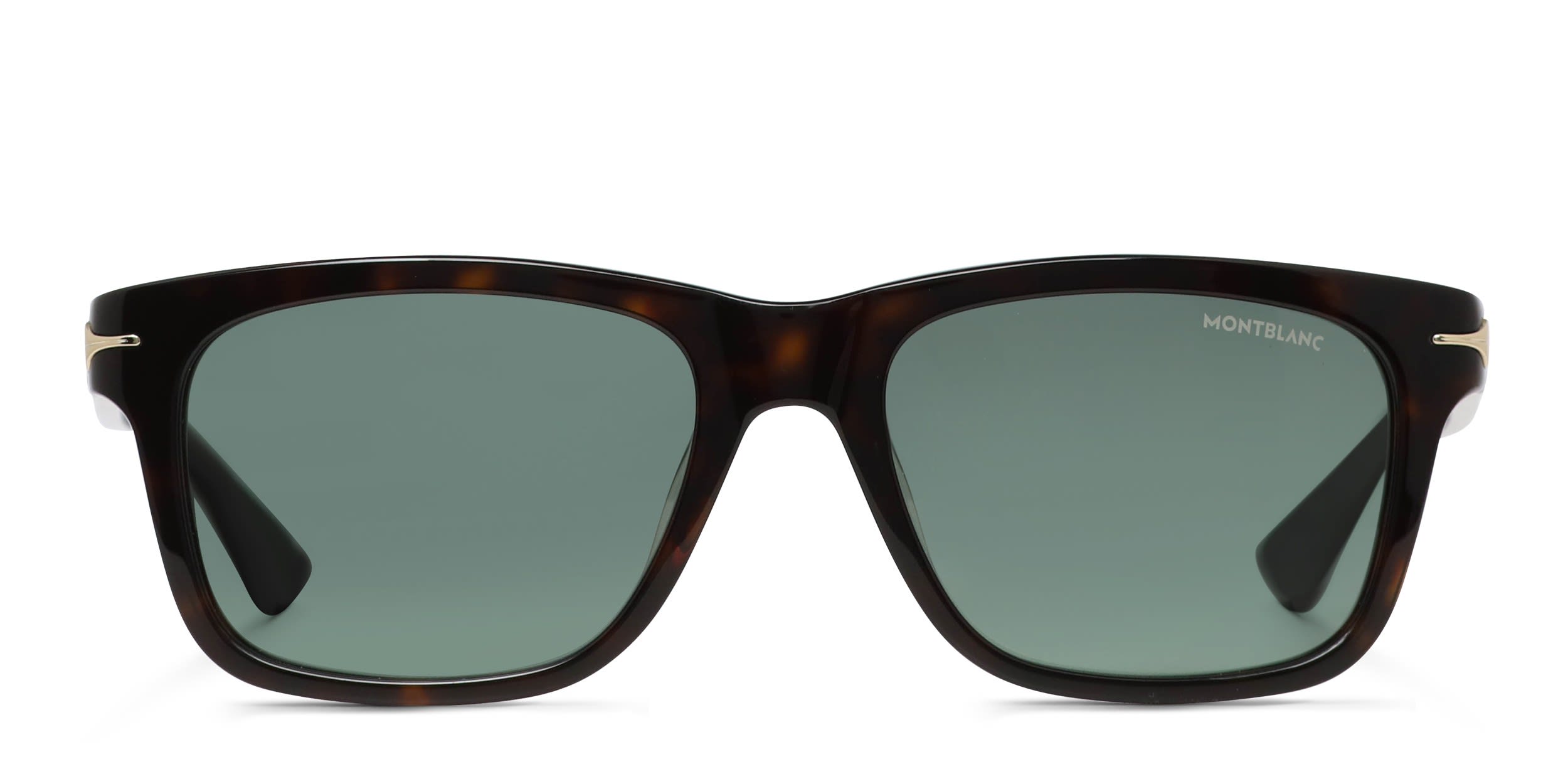 Mont Blanc MB0263S Brown, Tortoise glasses - Brown / Tortoise - Frontal View