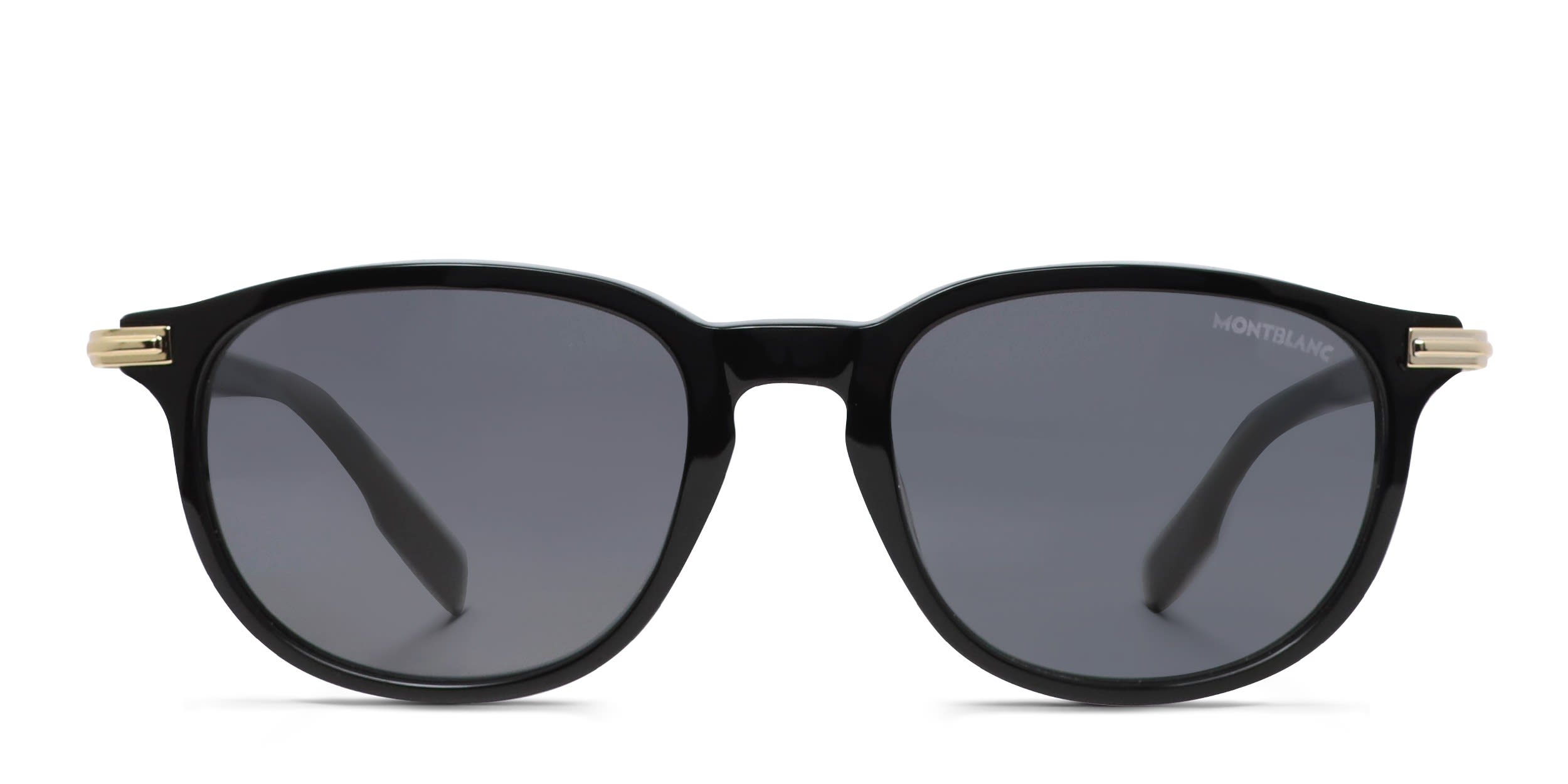 Mont Blanc MB0276S Shiny Black glasses - Shiny Black - Frontal View