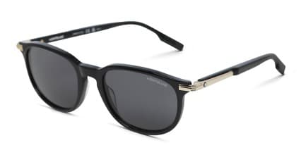 Mont Blanc MB0276S Shiny Black glasses - Shiny Black - Angle View