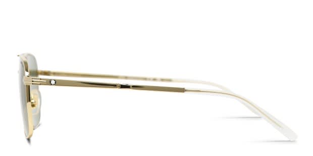 The Montblanc MB0278S is a stylish square frame of the classic