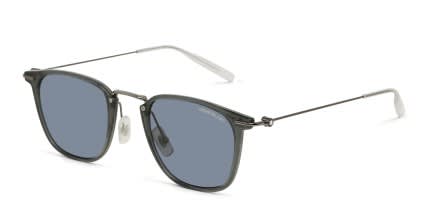 Mont Blanc MB0295S Gray glasses - Gray - Angle View