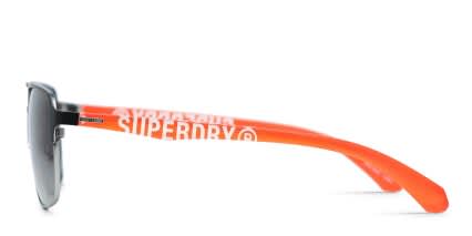 Superdry SDS-5042 Black, Silver glasses - Black / Silver - Side View
