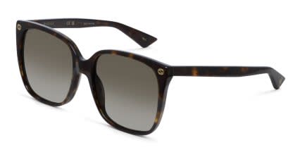 Gucci GG0022S Tortoise glasses - Tortoise - Angle View